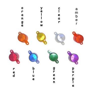 Plastic Light Domes With Screw Tabs
